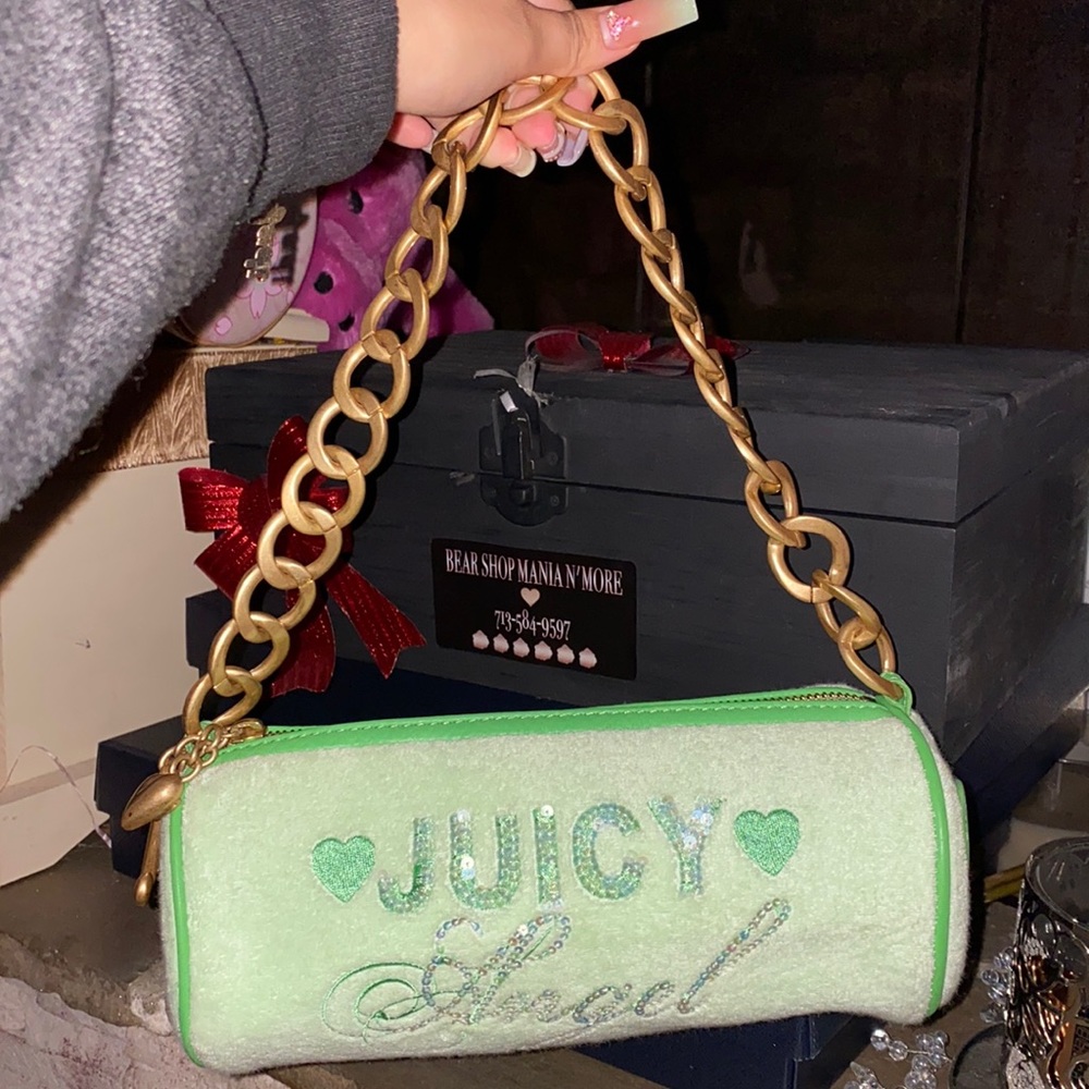 Juicy Angel green purse